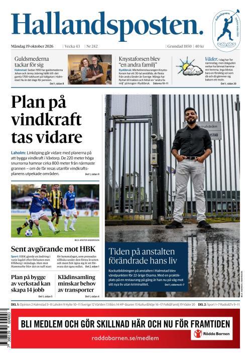 Hallandsposten 19.10.2026