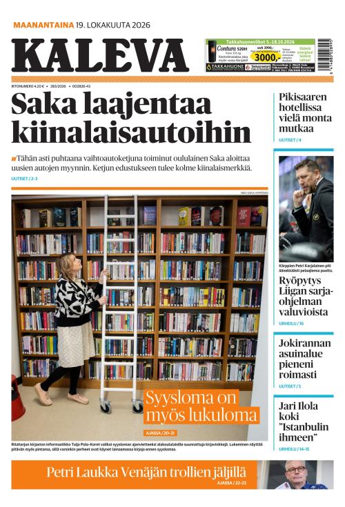 Kaleva 19.10.2026