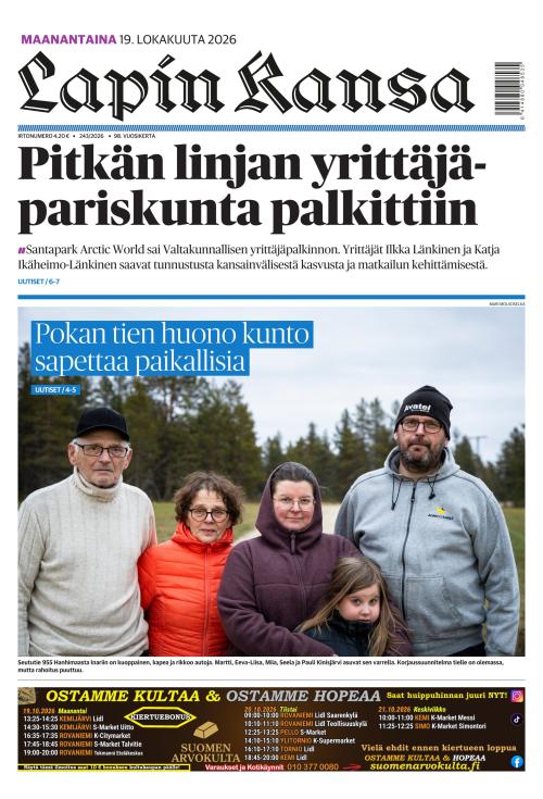 Lapin Kansa 19.10.2026