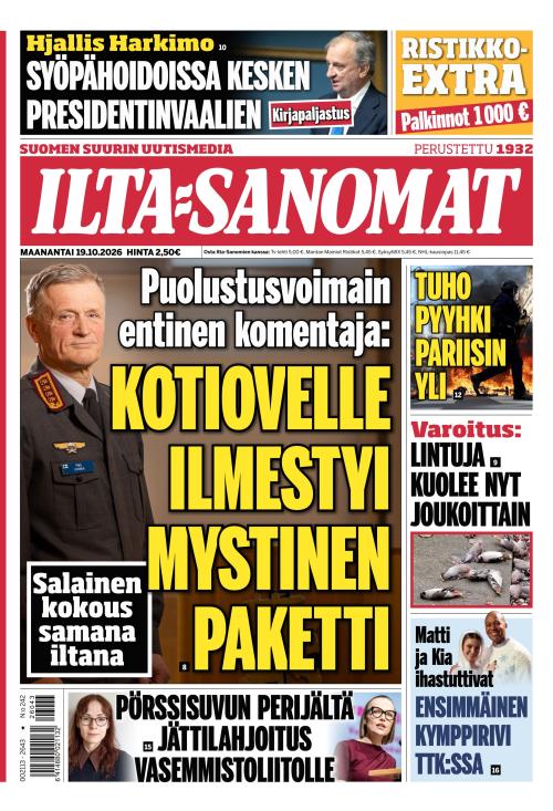 Ilta-Sanomat 19.10.2026