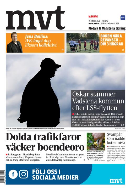Motala Vadstena Tidning 19.10.2026