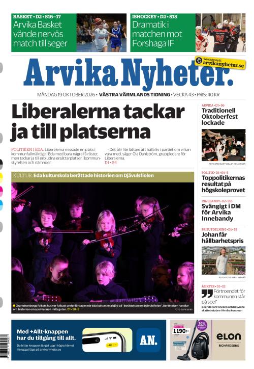 Arvika Nyheter 19.10.2026