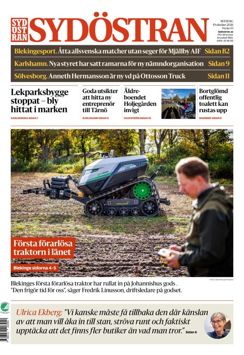 Sydöstran 19.10.2026
