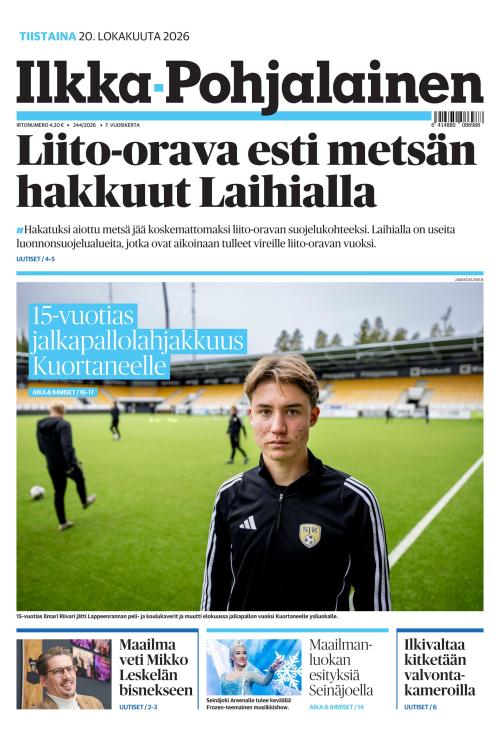Ilkka-Pohjalainen 20.10.2026