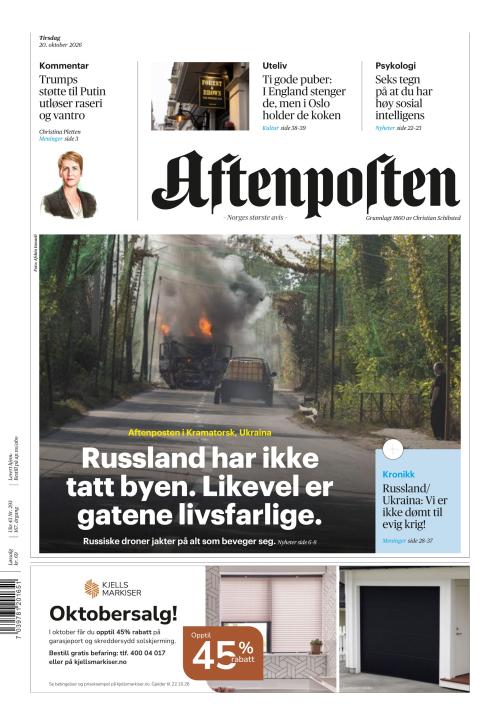 Aftenposten 20.10.2026