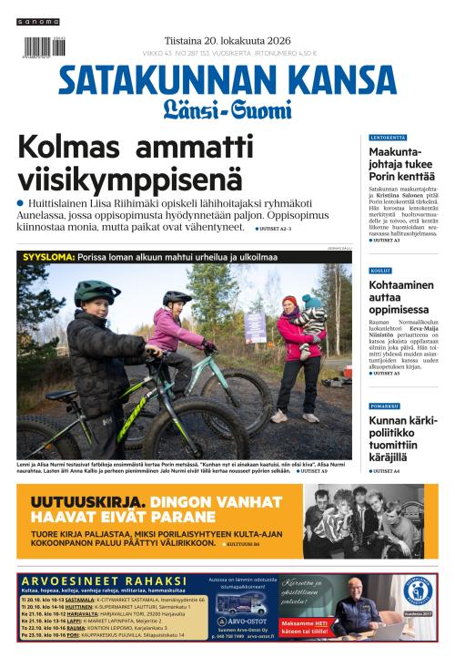 Satakunnan Kansa Länsi-Suomi 20.10.2026