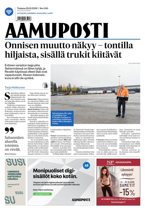 Aamuposti 20.10.2026
