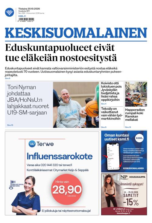 Keskisuomalainen 20.10.2026