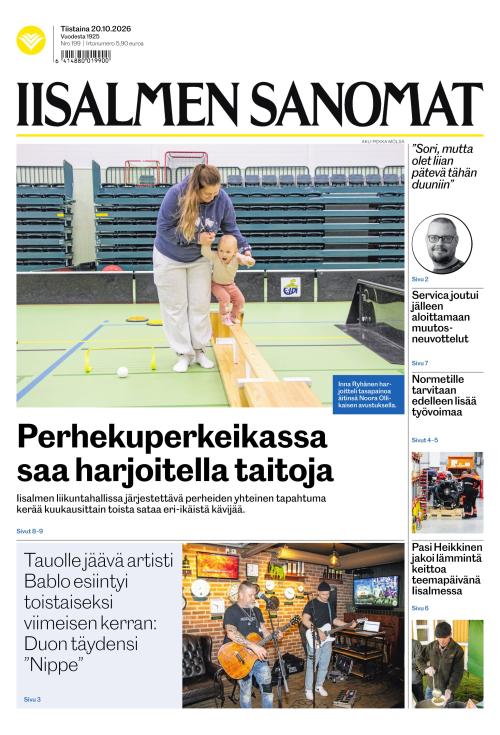 Iisalmen Sanomat 20.10.2026