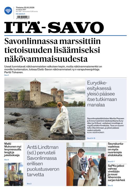 Itä-Savo 20.10.2026