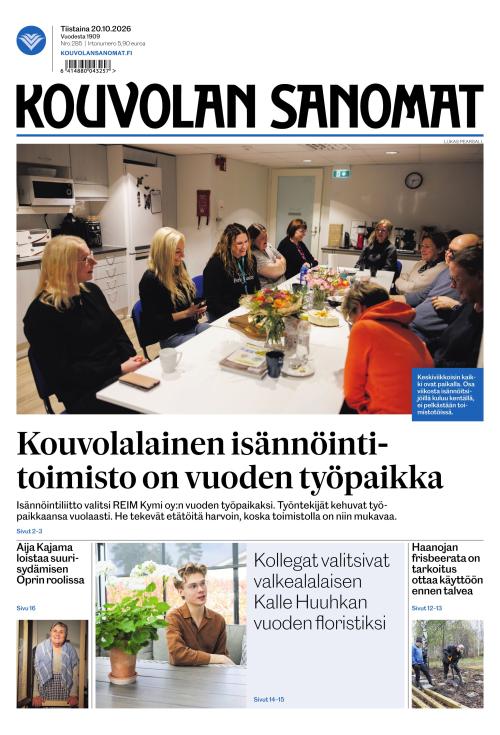 Kouvolan Sanomat 20.10.2026