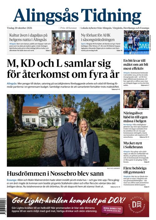 Alingsås Tidning 20.10.2026