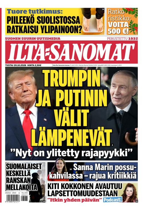 Ilta-Sanomat 20.10.2026