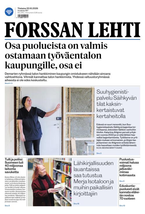 Forssan Lehti 20.10.2026