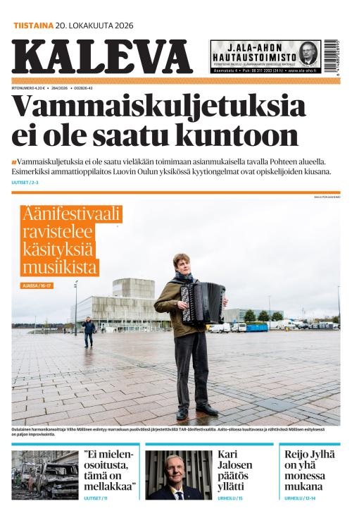 Kaleva 20.10.2026