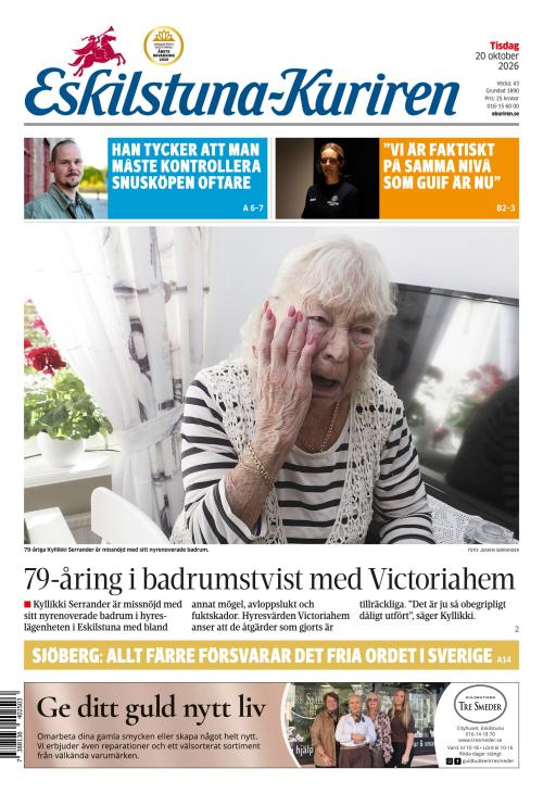 Eskilstuna-Kuriren 20.10.2026