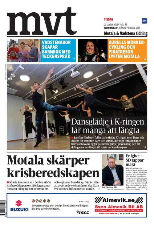 Motala Vadstena Tidning 20.10.2026