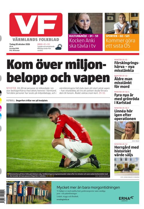 Värmlands Folkblad 20.10.2026