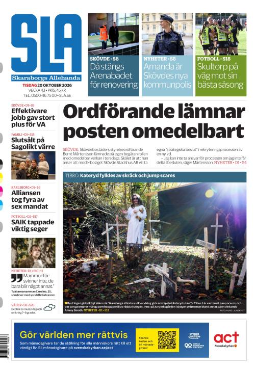 Skaraborgs Allehanda 20.10.2026
