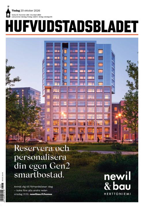 Hufvudstadsbladet 20.10.2026