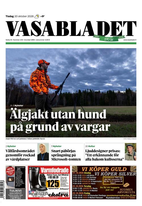 Vasabladet 20.10.2026