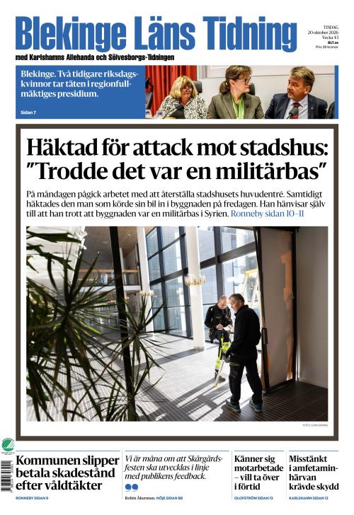 Blekinge Läns Tidning 20.10.2026