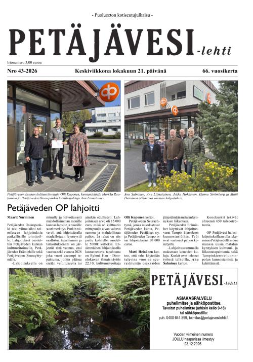 Petäjävesi 21.10.2026