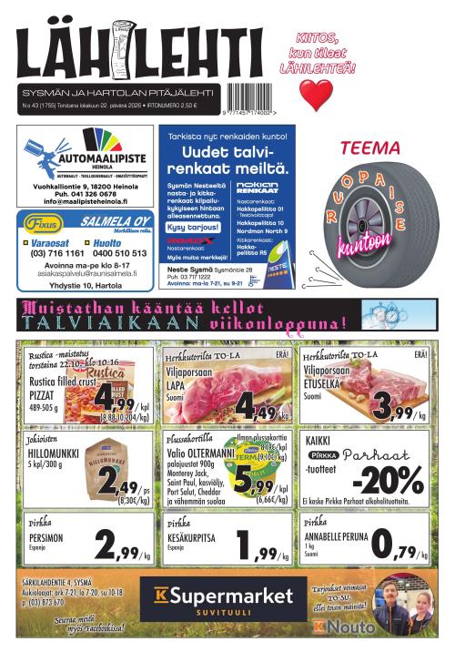 Lähilehti 43/2026