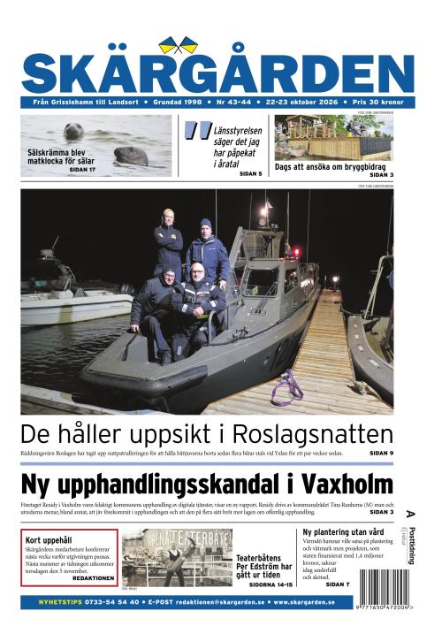 Tidningen Skärgården issue-43/2026