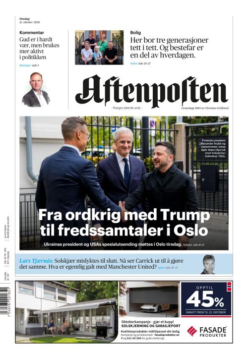 Aftenposten 21.10.2026