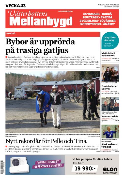 Västerbottens Mellanbygd 21.10.2026