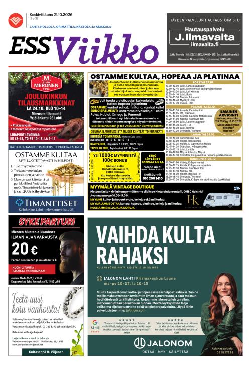 ESS Viikko 21.10.2026