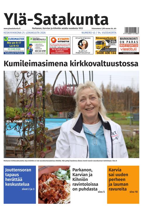Ylä-Satakunta 21.10.2026