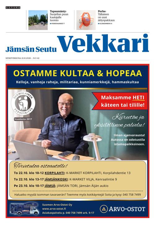 Jämsän Seutu ja Vekkari 21.10.2026