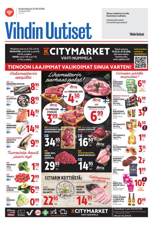 Vihdin uutiset 21.10.2026