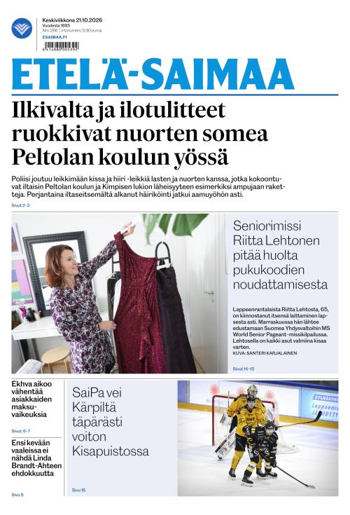 Etelä-Saimaa 21.10.2026