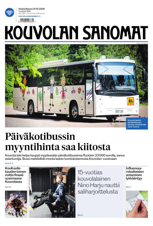 Kouvolan Sanomat 21.10.2026
