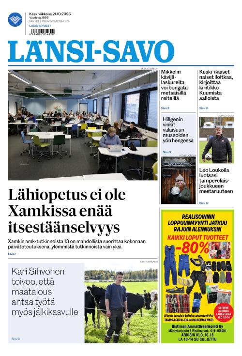 Länsi-Savo 21.10.2026