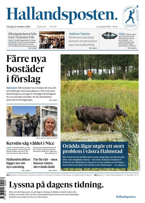Hallandsposten 21.10.2026