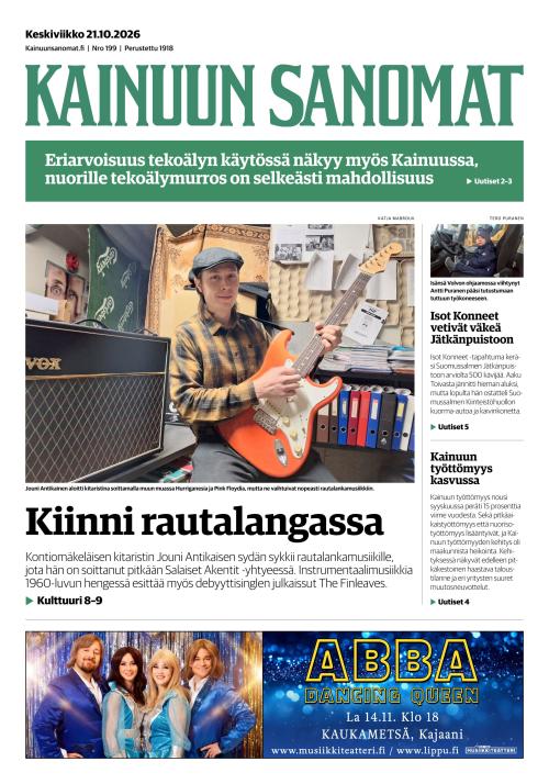 Kainuun Sanomat 21.10.2026