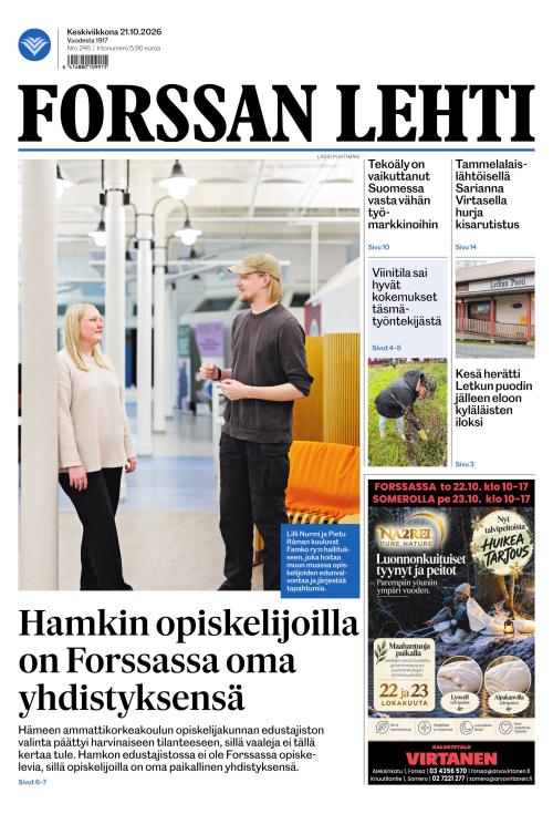 Forssan Lehti 21.10.2026