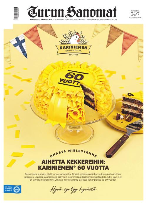 Turun Sanomat 21.10.2026
