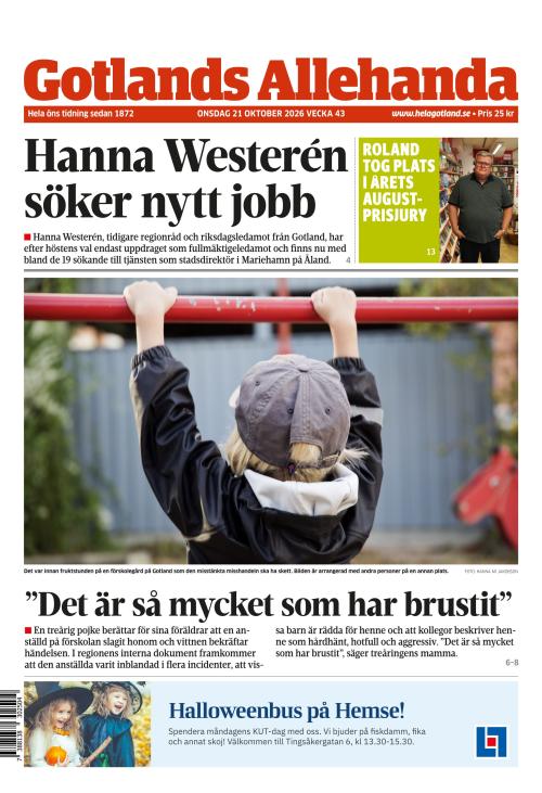 Gotlands Allehanda 21.10.2026
