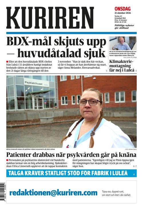 Norrbottens-kuriren 21.10.2026