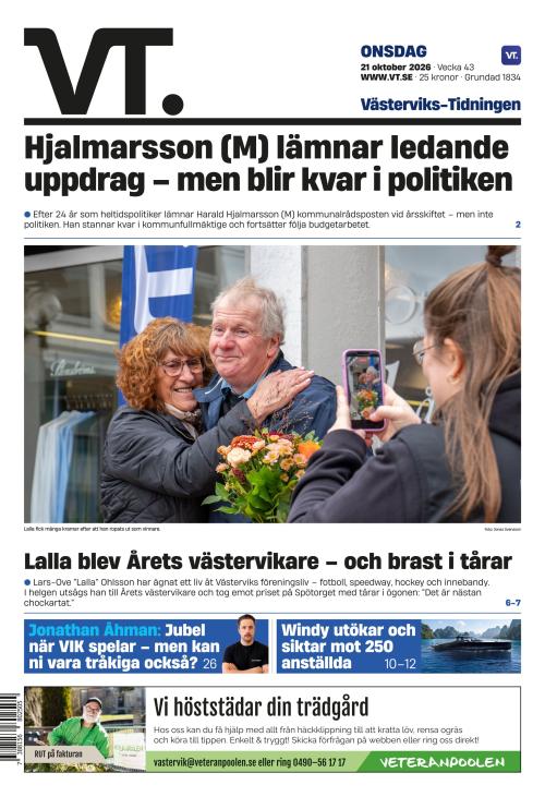 Västerviks-Tidningen 21.10.2026