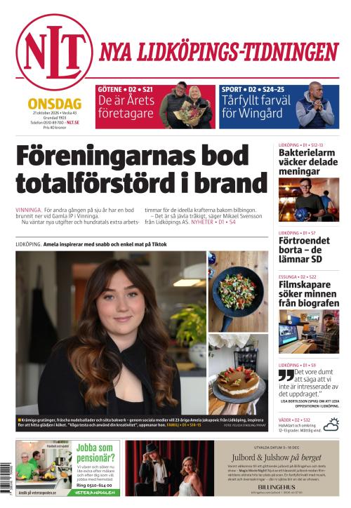 Nya Lidköpings-Tidningen 21.10.2026