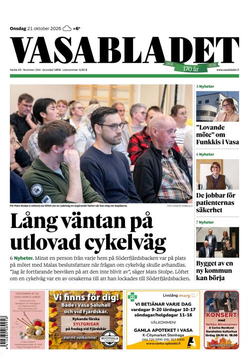 Vasabladet 21.10.2026