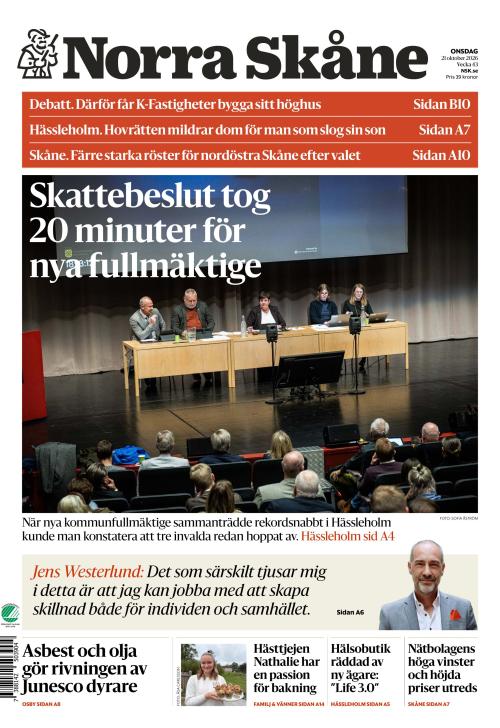 Norra Skåne 21.10.2026