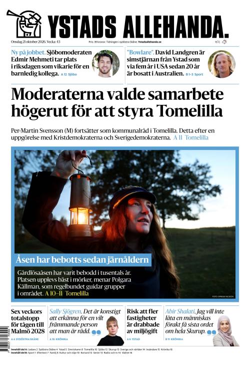 Ystads Allehanda 21.10.2026