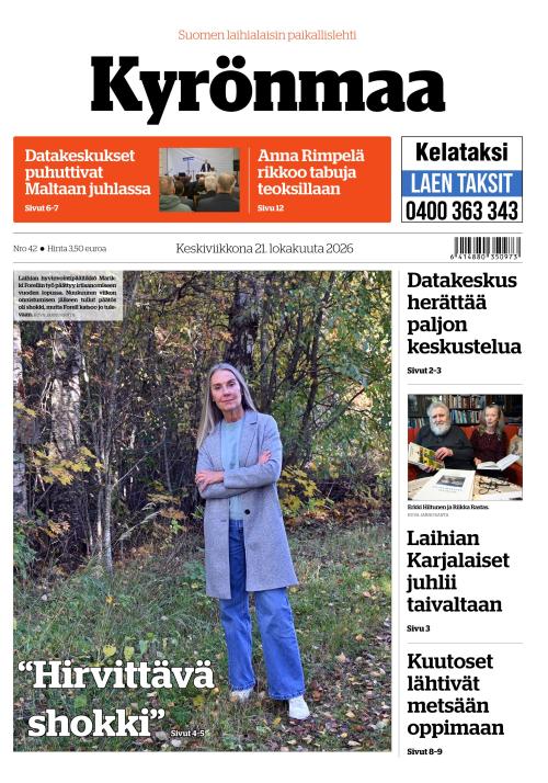 Kyrönmaa-lehti 21.10.2026